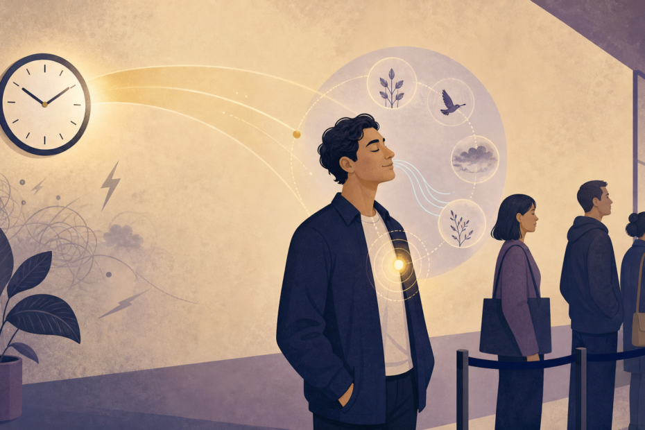Esperar sin frustrarse: reframe atencional y regulación emocional cotidiana
