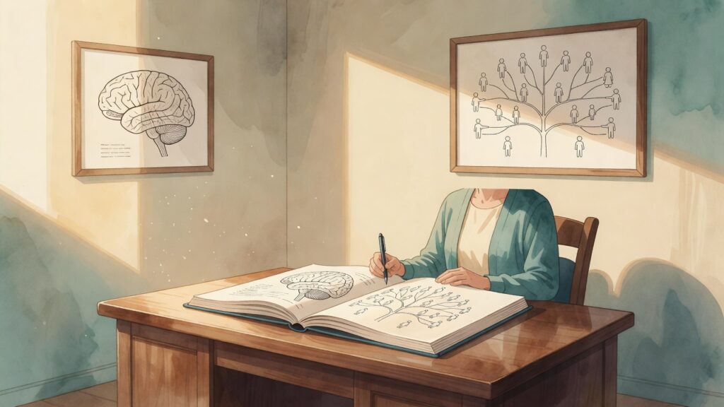 Ilustración: Integración de enfoques en psicología